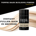 Toppik Hair Building Fibers Travel 3 Grams – Quick Hair Coverage on the Go