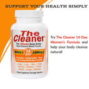 The Cleaner 14 Day Women's Formula - The Ultimate Detox