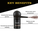 Toppik Hair Building Fibers - Regular 12g - Quick Cover for Thinning Hair with Applicator
