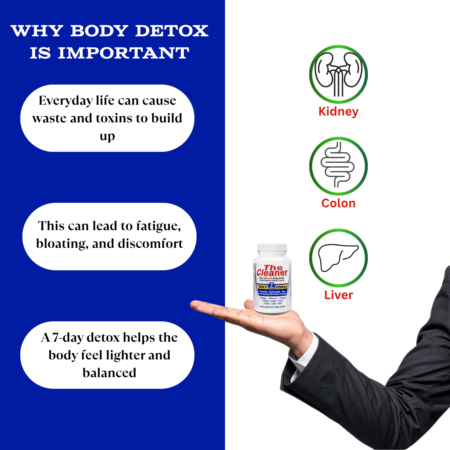 The Cleaner 7 Day Men's Formula - The Ultimate Detox