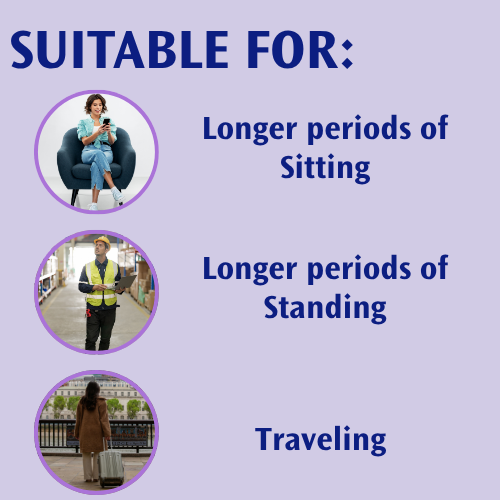 JOBST ACTIVA Opaque Knee High Closed Toe 15-20 mmHg Compression Socks