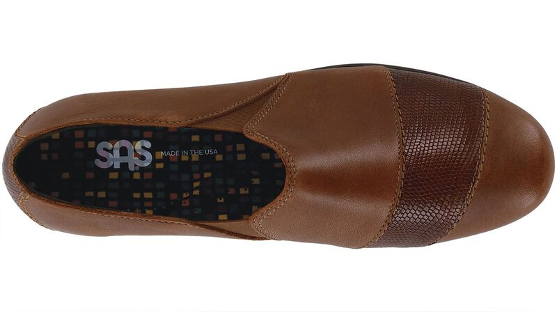 SAS Women's Nora Slip On Loafer Footwear - Auburn / Lizard