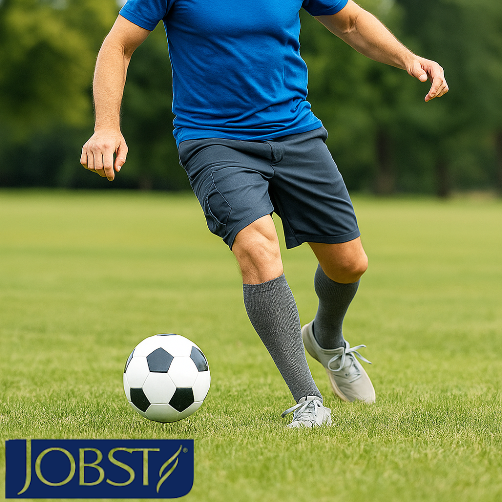 JOBST Activewear Compression Knee High 30-40 mmHg Unisex Sock - Firm Compression for Strong Support and Daily Comfort
