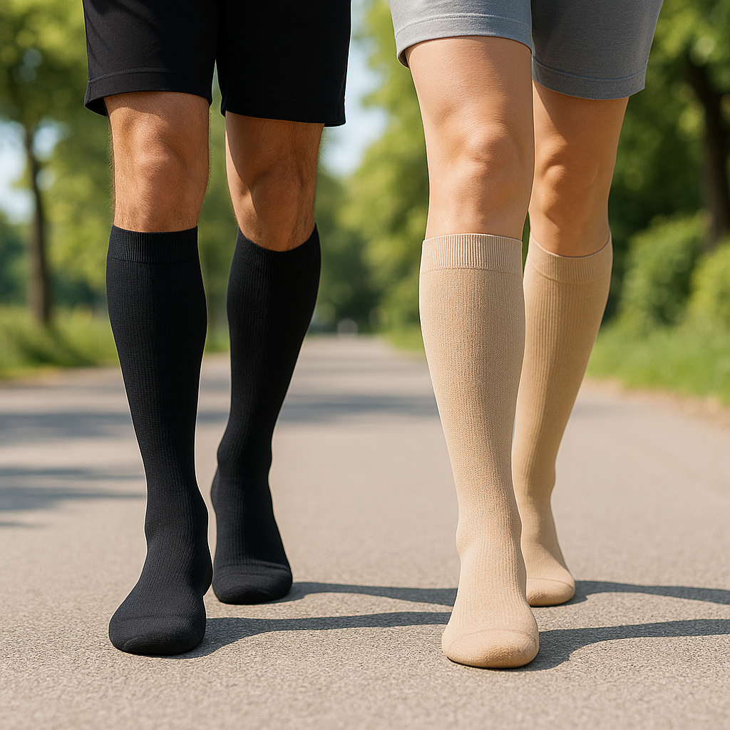 JOBST ActiveWear Knee High Compression Unisex Sock - Light Compression Support for Daily Comfort and Circulation