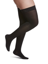 SIGVARIS Women's Essential Opaque Closed Toe Thigh-High w/ Grip-Top Compression Sock