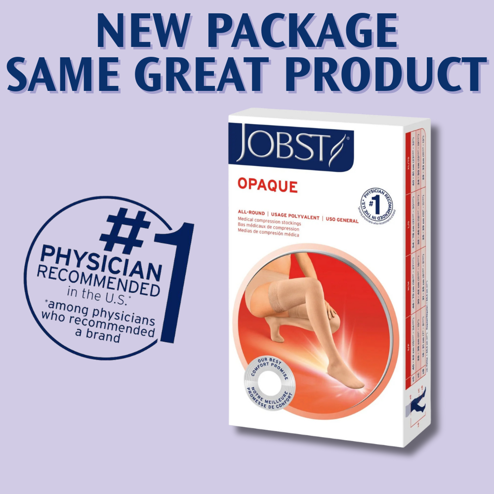 JOBST Opaque Compression Pantyhose 20-30 mmHg Closed Toe Stocking - Comfortable Full-Leg Compression for Daily Support