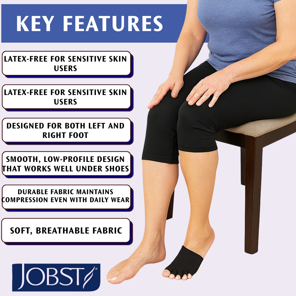 JOBST FarrowWrap Toe Cap Compression 20-30 mmHg - for Strong Toe Compression