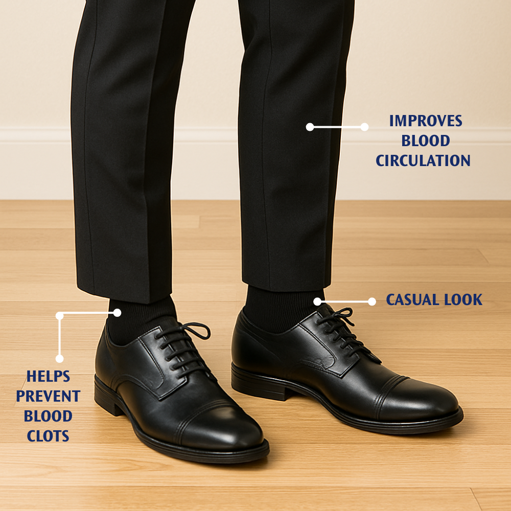 JOBST Relief Compression Knee High Closed Toe Stocking - PETITE - Gentle Compression for Petite Legs