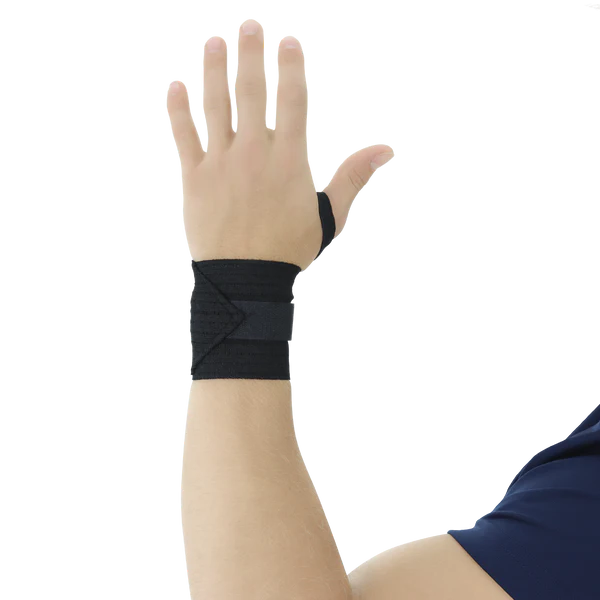  Core Products Black Elastic Wrist Wrap w/ Thumb Loop