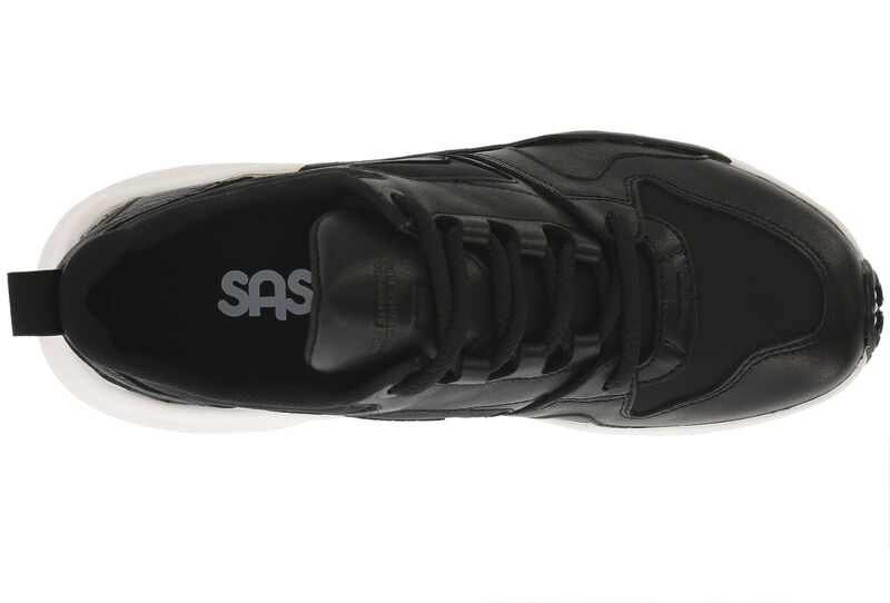 SAS Women's Low Country-X Lace Up Sneaker - Monochrome - Comfort Sneaker for Daily Walking and Support