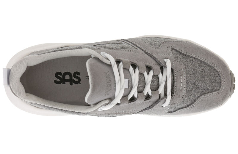 SAS Women's Low Country-X Lace Up Sneaker - Gray Marble - Comfort Sneaker for Daily Walking and Support