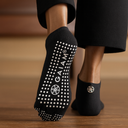 Gaiam Super Grippy No Slip Yoga Socks - Black