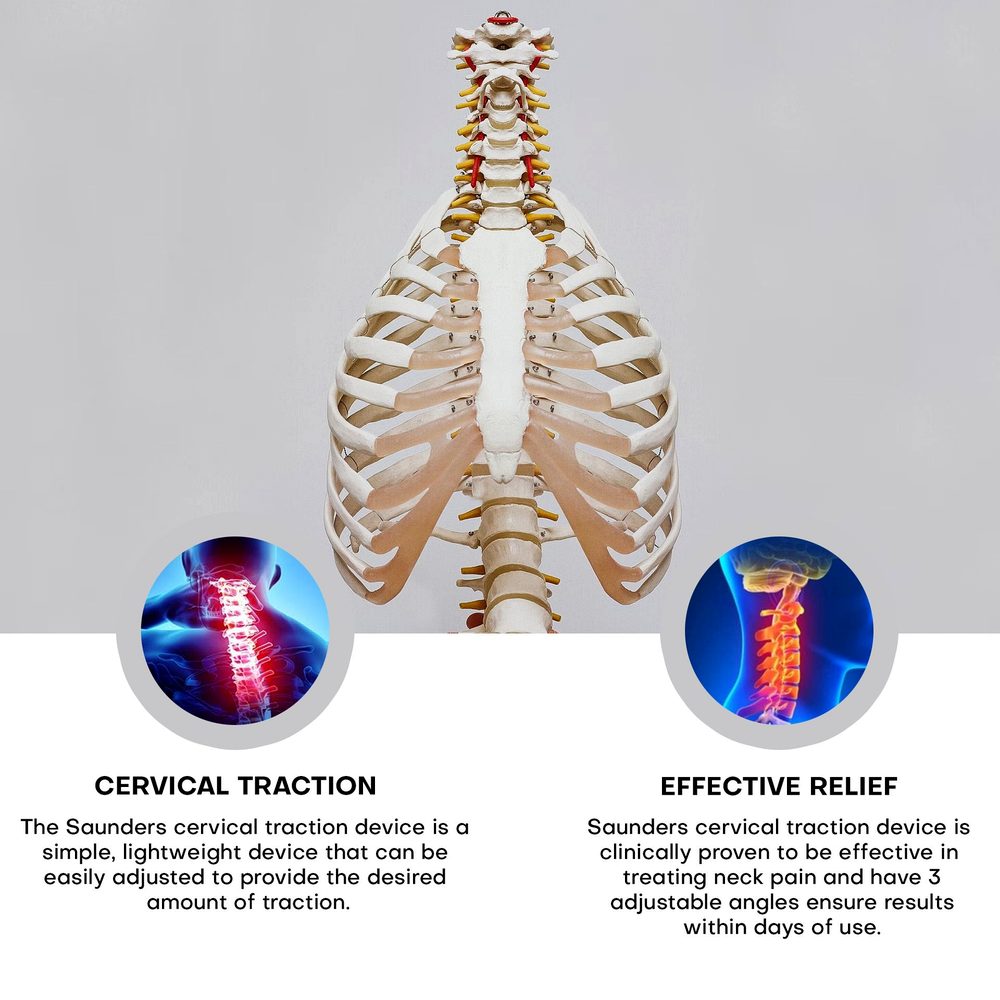 Saunders Cervical Traction Device with Deluxe Case (E0849)