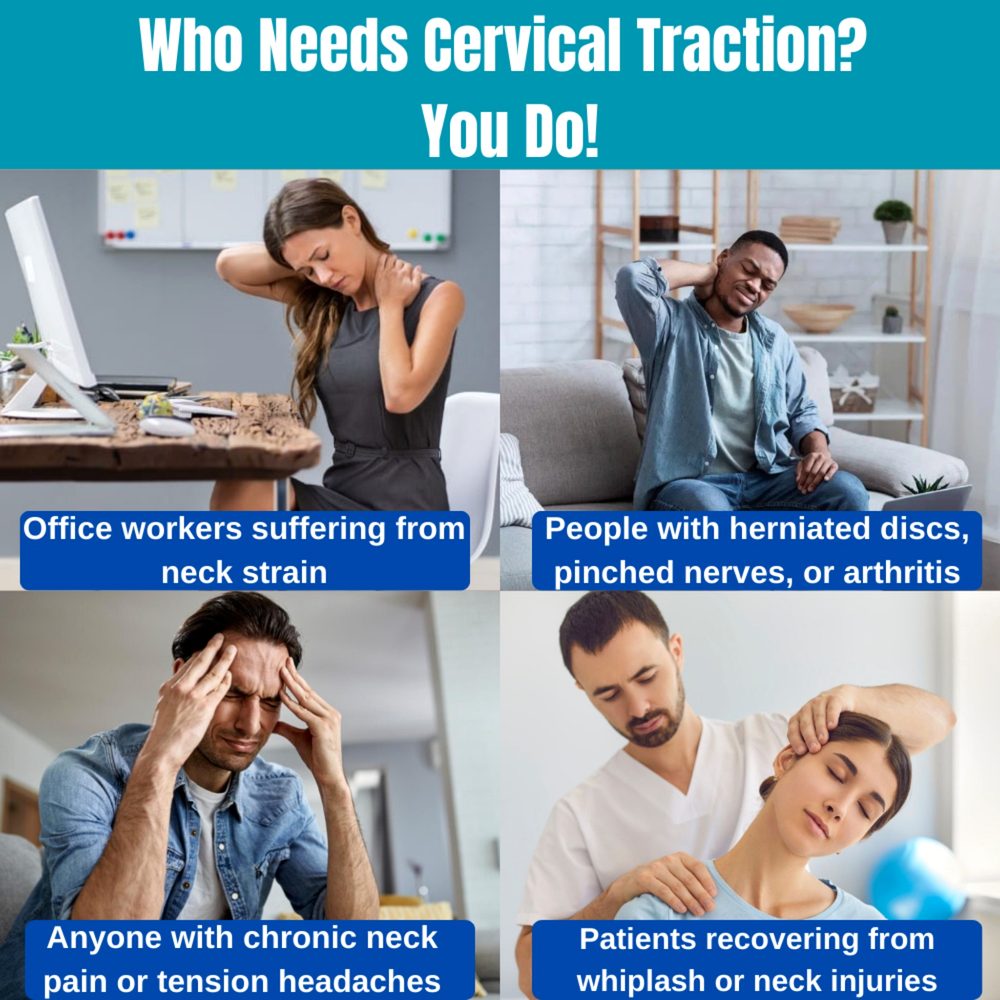 Saunders Cervical Traction Device with Deluxe Case (E0849)