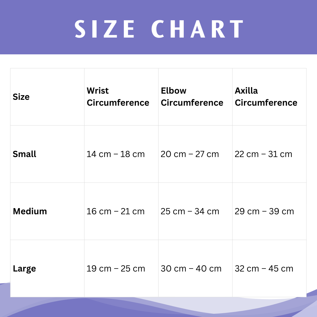 Jobst FarrowWrap LITE Ready-To-Wear Armpiece Left - Adjustable Compression Support for Left Arm Swelling