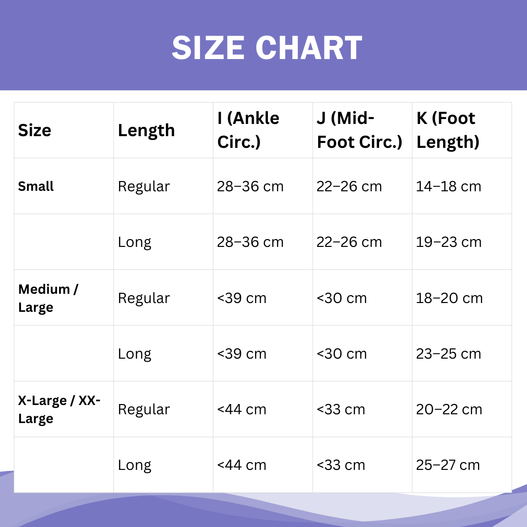 SIGVARIS Compreboot Standard Foot Wrap - Comfort Support for Swelling and Foot Care