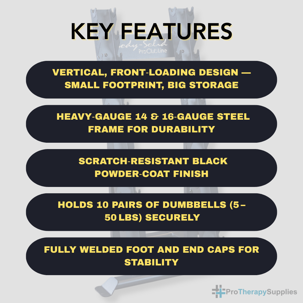 Body-Solid Pro ClubLine SRD300 Dumbbell Rack