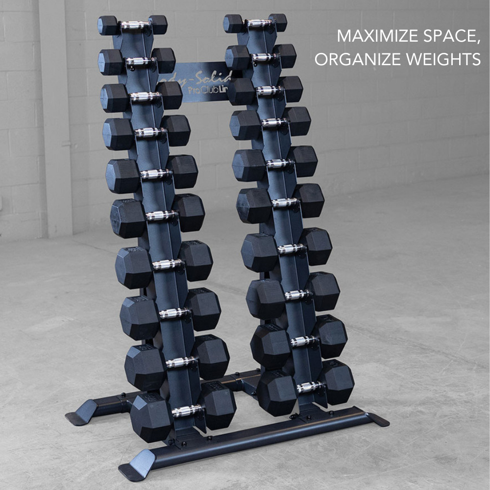 Body-Solid Pro ClubLine SRD300 Dumbbell Rack