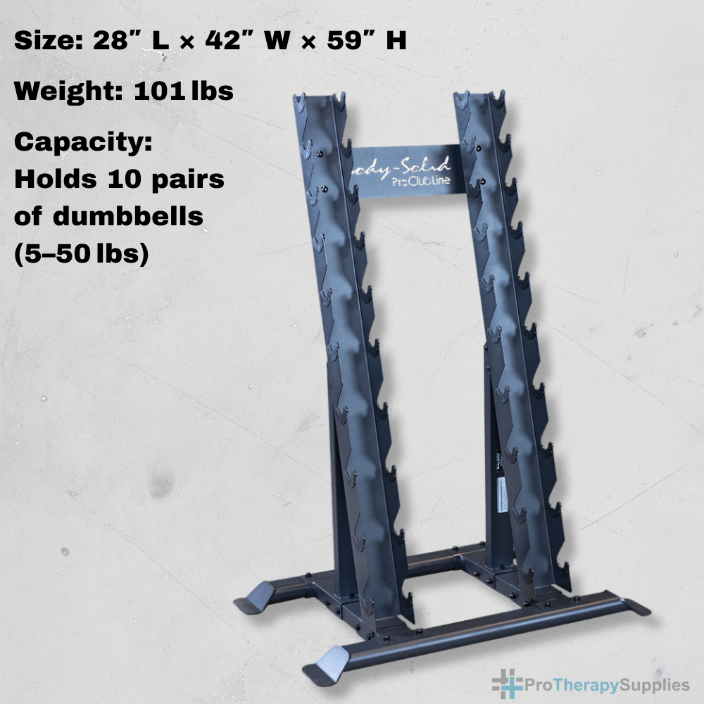 Body-Solid Pro ClubLine SRD300 Dumbbell Rack