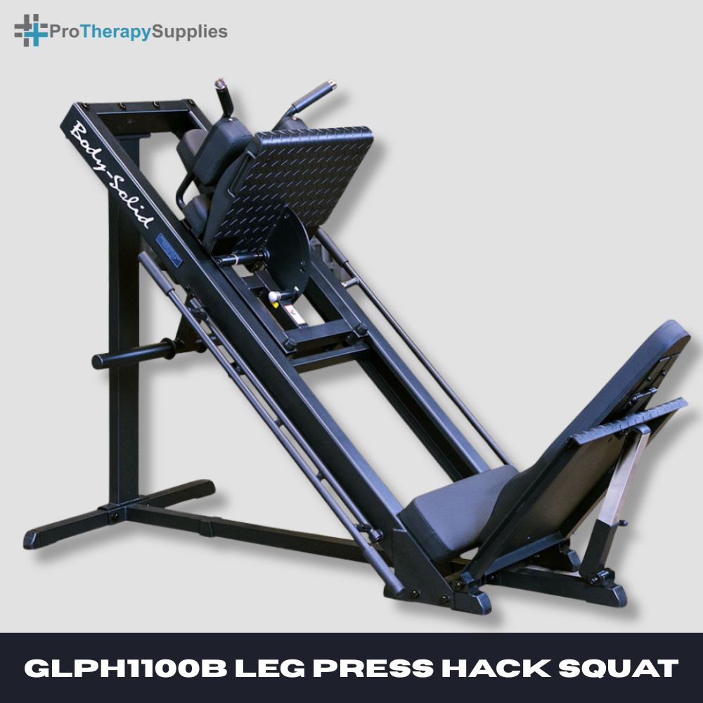 Body-Solid Leg Press & Hack Squat Machine - Dual Function Strength Equipment for Superior Leg Development