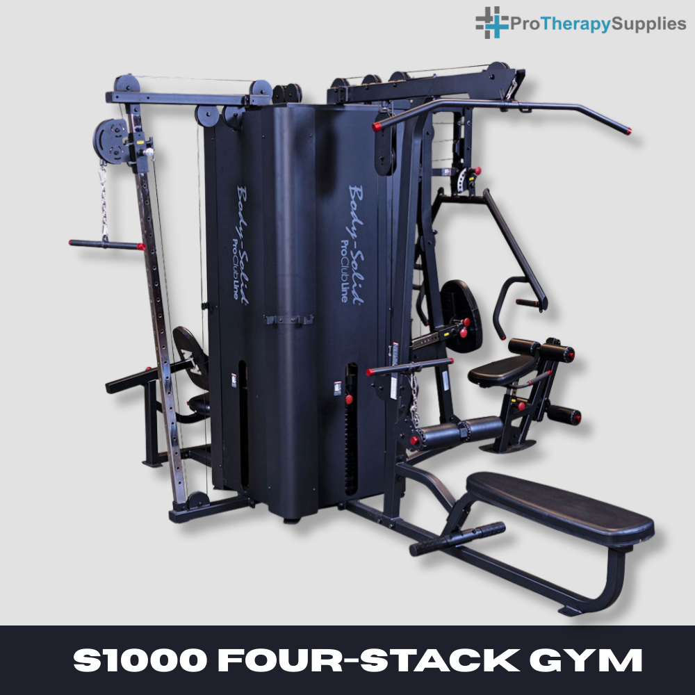 Body-Solid Pro Clubline S1000 Four-Stack Commercial Gym System