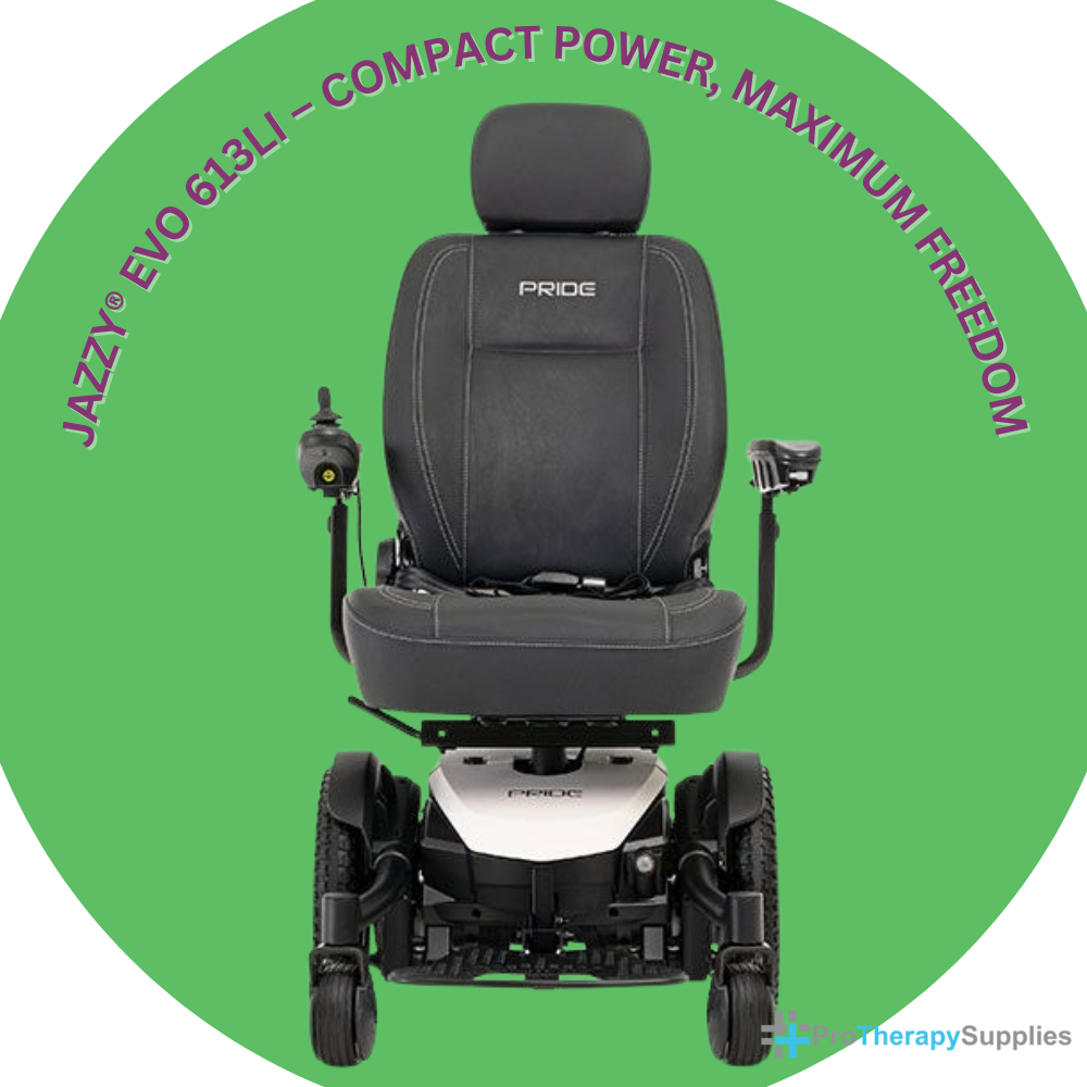 Jazzy® EVO 613Li Power Wheelchair – Compact, Lithium-Powered Mobility with Indoor & Outdoor Performance