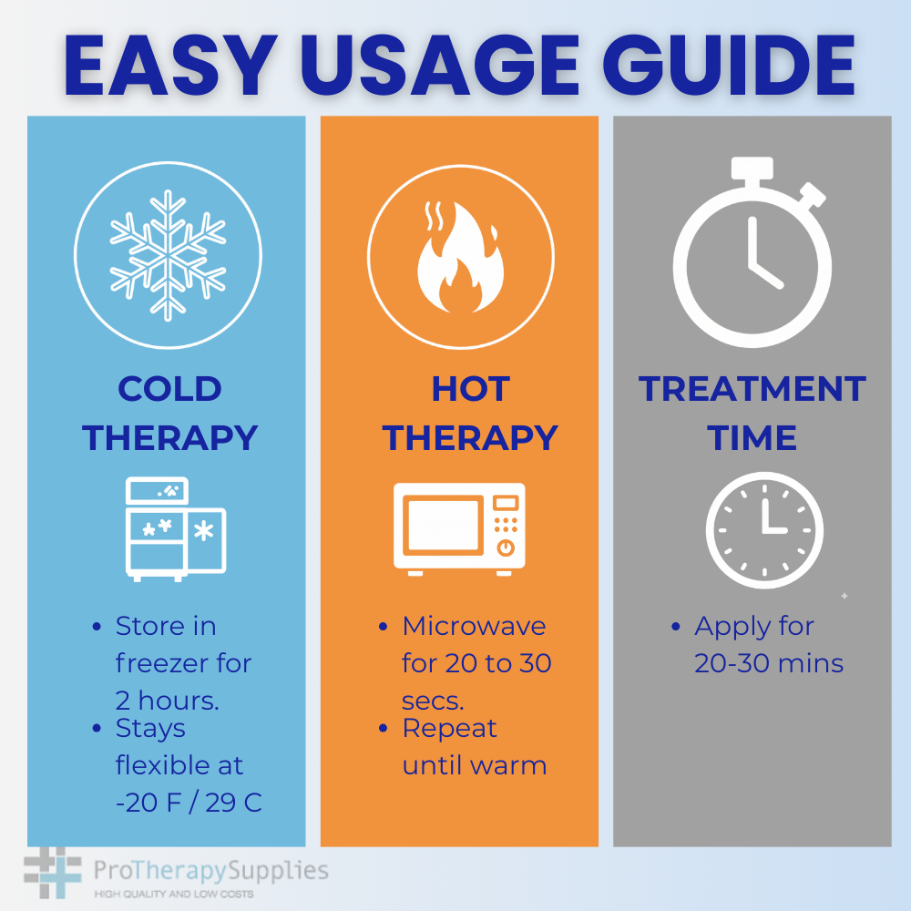 Elasto-Gel Hot & Cold Therapy Wrap for Foot and Ankle Pain, Swelling, and Inflammation Relief