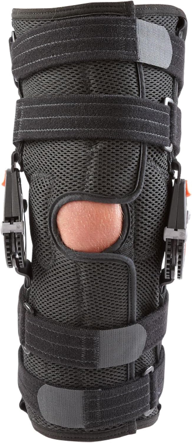 Breg Recover Knee Brace Airmesh Open Back Wraparound - Short - for Daily Knee Support and Stability