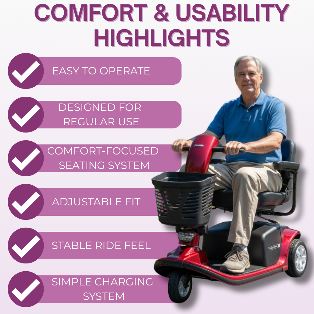 Pride Mobility Victory 9 3-wheel Scooter