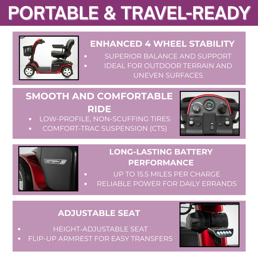 Pride Mobility Victory 10 4-wheel Scooter