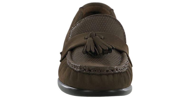 SAS Women's Taylor Slip On Wedge – Brown Turf | Comfort and Style in Every Step