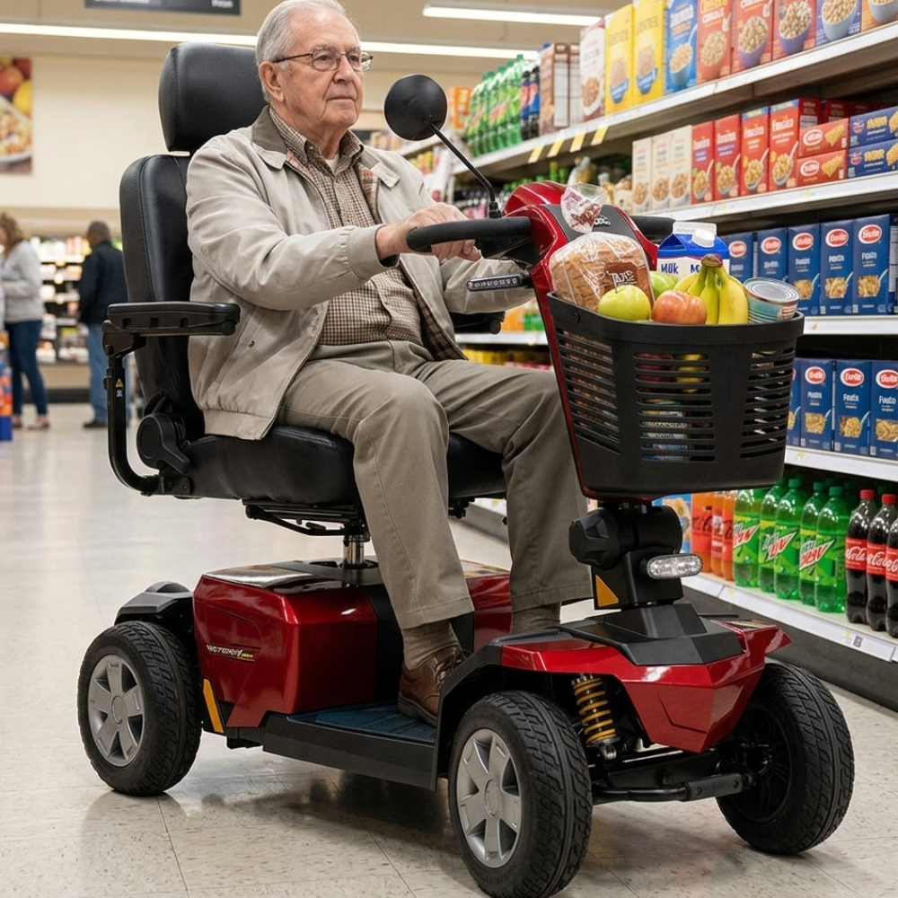 Victory LX Sport 4-Wheel Mobility Scooter for Stable Daily Travel