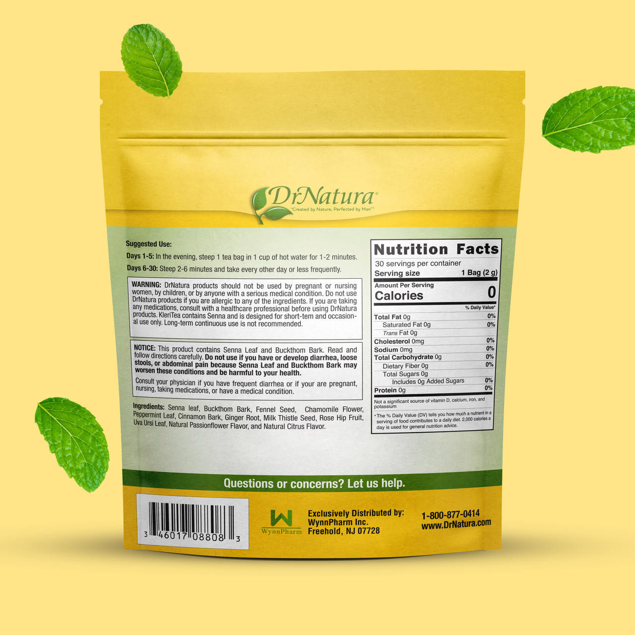 DrNatura® KleriTea - Herbal Tea 30 Day Supply