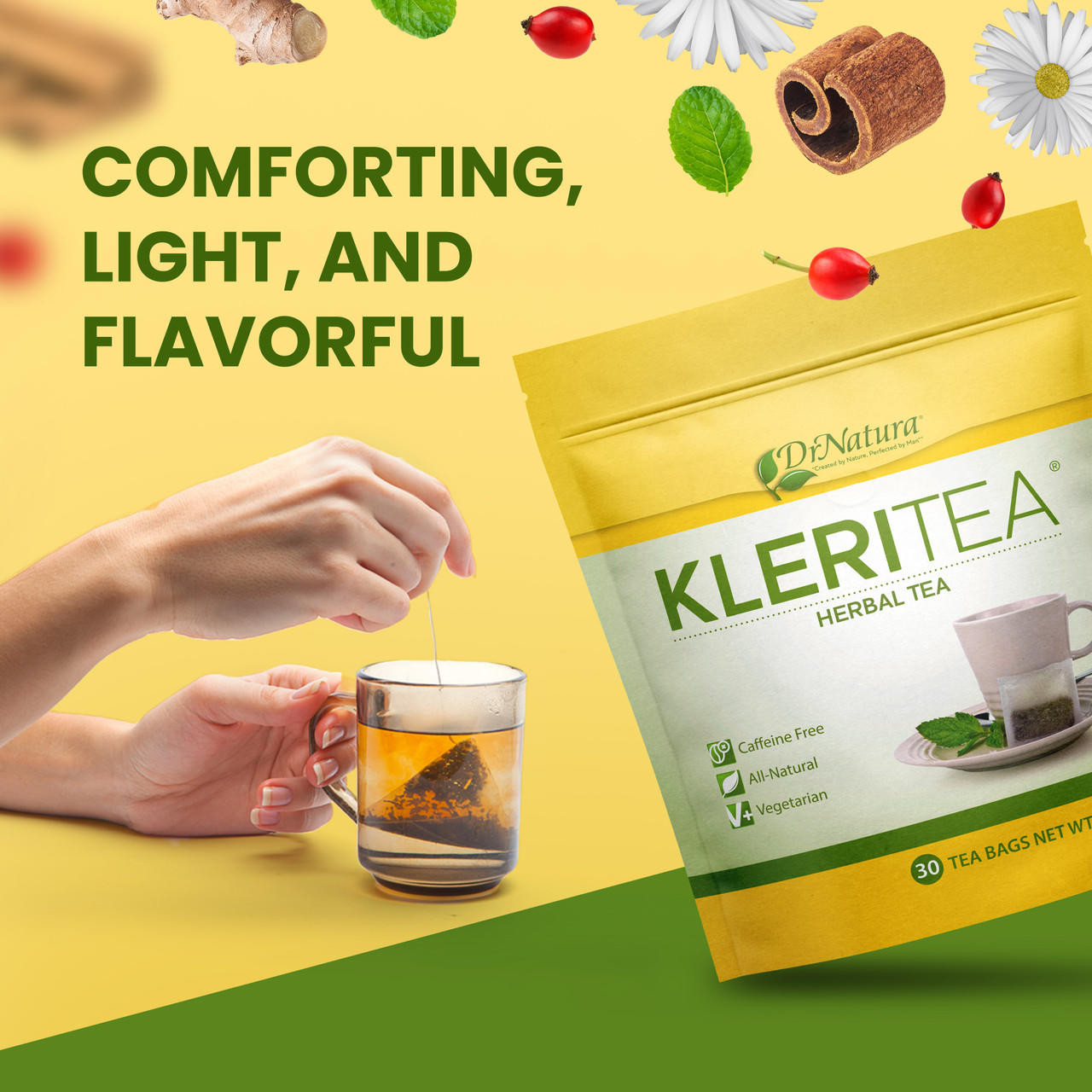 DrNatura® KleriTea - Herbal Tea 30 Day Supply