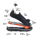 Anodyne No. 85 Women's Sport Double Depth Stretch (Gen 1) - Black