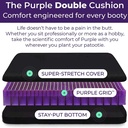 The Double Purple Seat Cushion