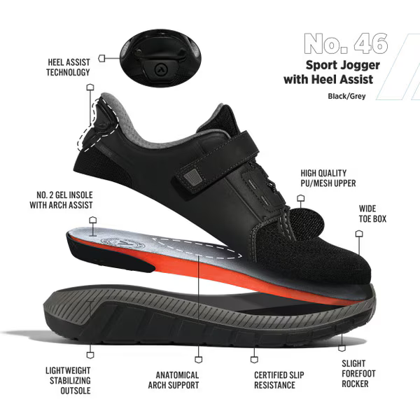 Anodyne No. 46 Men's Sport Jogger w/ Heel Assist (Gen 2)