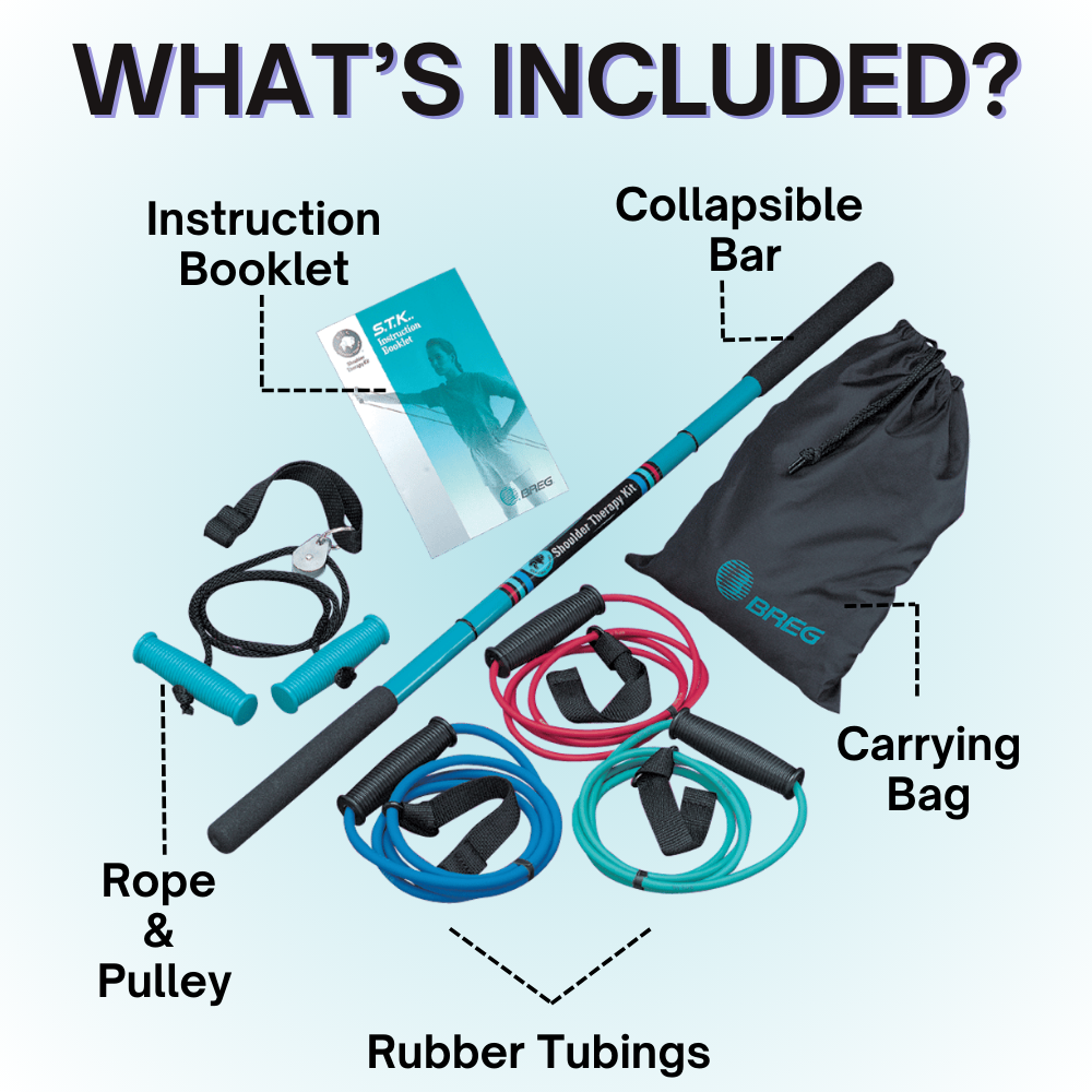 Breg Shoulder Therapy Kit - for Simple Home Shoulder Recovery