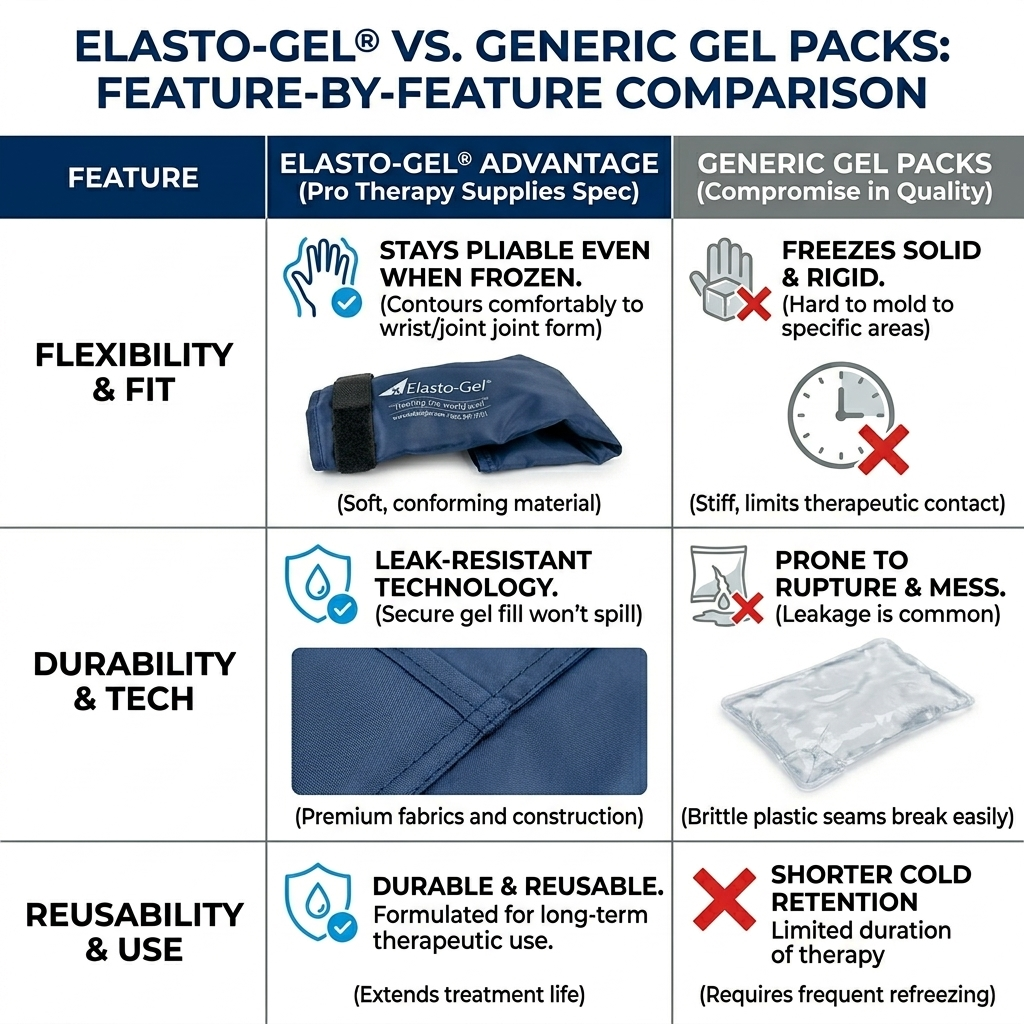 Elasto-Gel Hot/Cold Therapy Wrist And Elbow Wrap