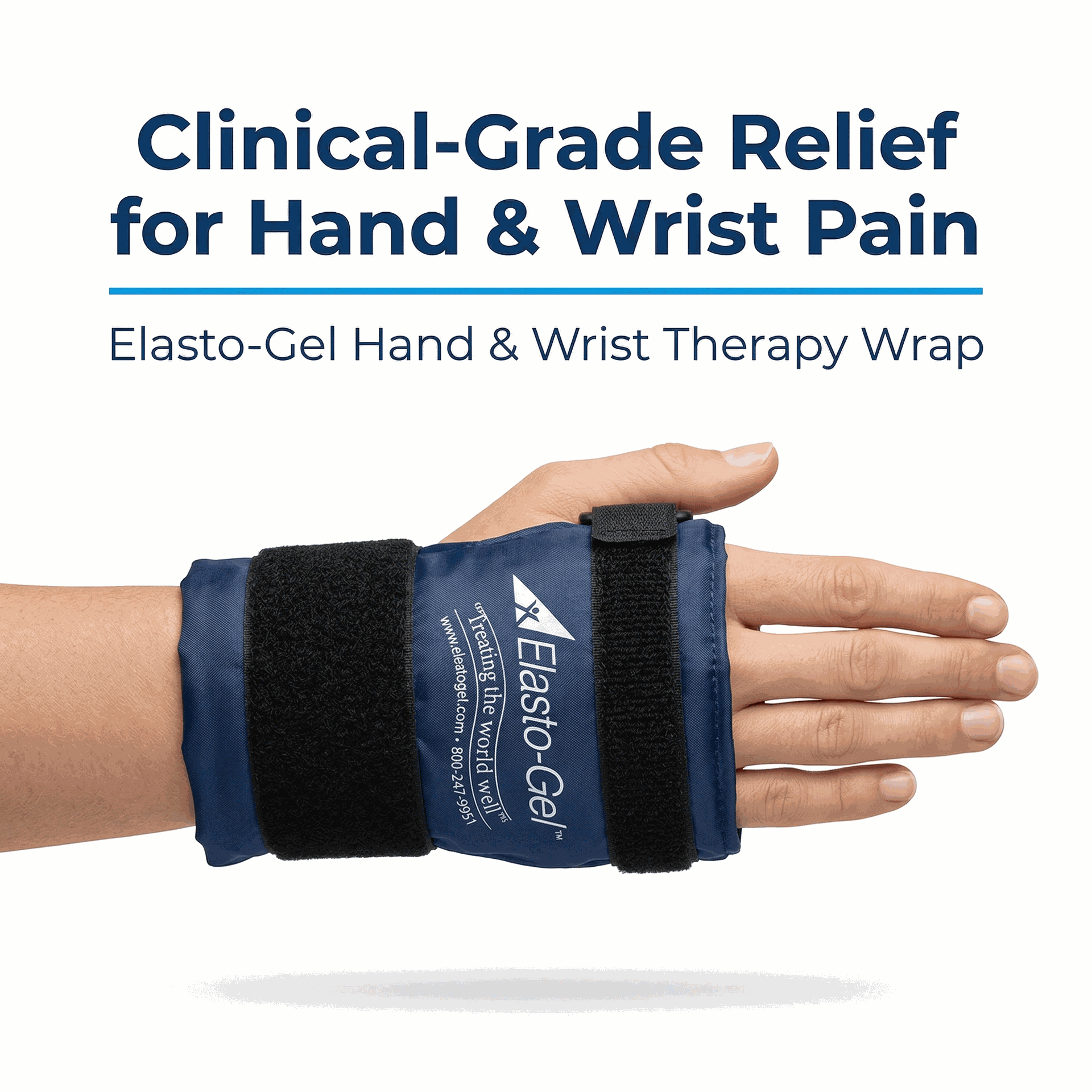 Elasto-Gel Hot/Cold Therapy Wrist And Elbow Wrap