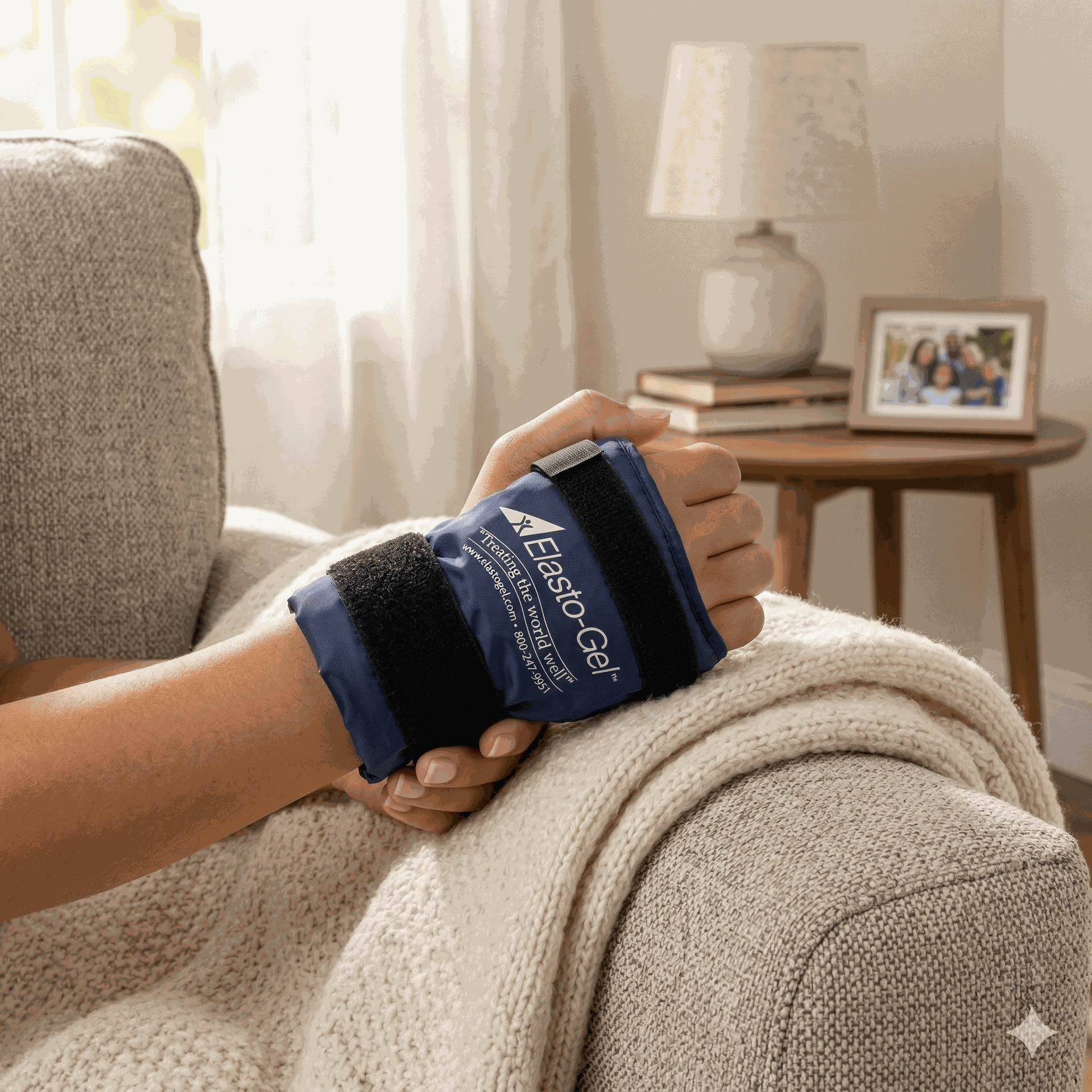 Elasto-Gel Hot/Cold Therapy Wrist And Elbow Wrap