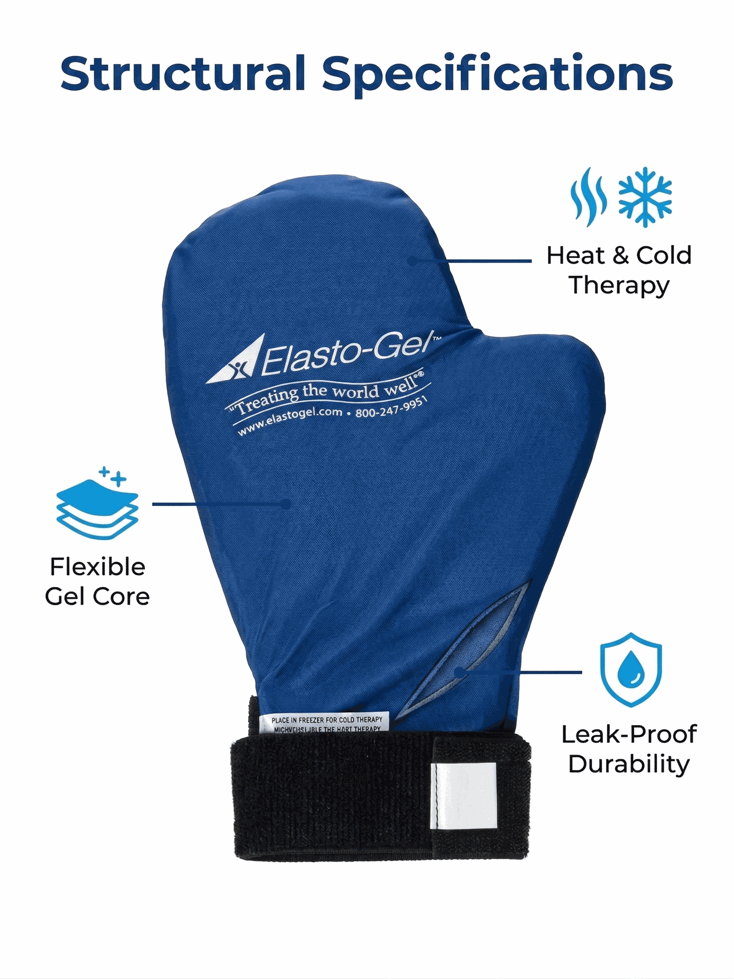 Elasto-Gel Hot/Cold Therapy Mitten