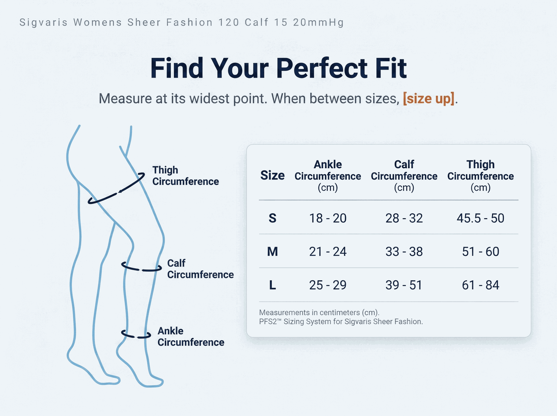 Sigvaris Womens Sheer Fashion 120 Calf 15 20mmHg - Comfortable Sheer Support for Light Leg Relief