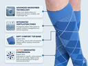 SIGVARIS Womens Microfiber Shades Calf Compression Socks 15-20mmHg