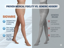 SIGVARIS Womens Sheer Fashion Pantyhose 15-20mmHg
