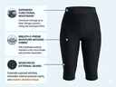 SIGVARIS Lymphedema Compreshort Capri 10-15 mmHg-Black