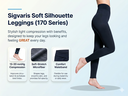 Sigvaris Womens 170M Soft Silhouette Maternity Leggings 15 20mmHg