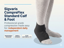 SIGVARIS Compreboot Standard Foot Wrap - Comfort Support for Swelling and Foot Care