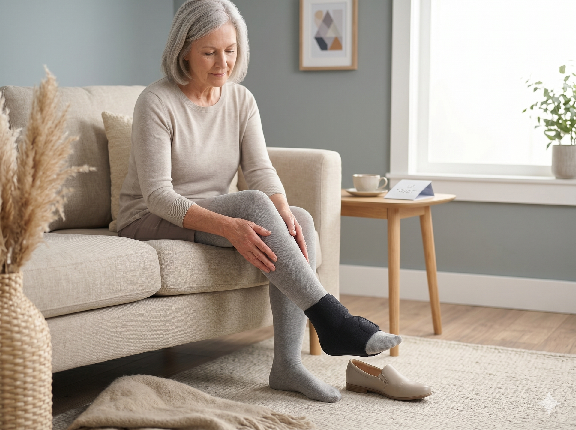 SIGVARIS Compreboot Standard Foot Wrap - Comfort Support for Swelling and Foot Care