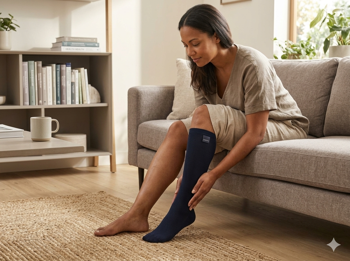 SIGVARIS Transition Liner Foot and Ankle Compression 10-15mmHg